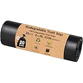 Portable Toilet Bags for Camping, 20 Count Toilet Replacement Bags, 8 Gallon, 30 Liter, Portable Toilet Bags for Camping Boat