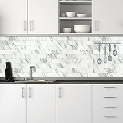 AULIGET 3" x 6" Subway Tile Peel and Stick