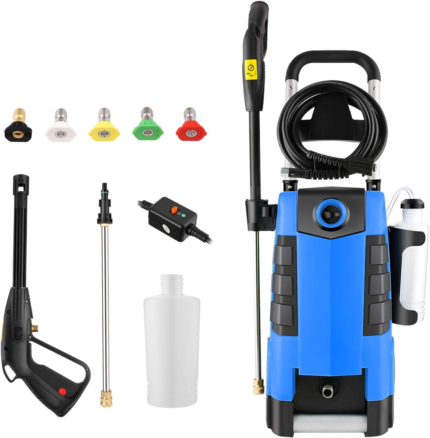 TEANDE 3800PSI Electric Pressure Washer, 3800PSI High Pressure Washer for Cars Fences Patios Garden Cleaning, 2.8GPM 1800W Power Washer : Garden & Outdoor