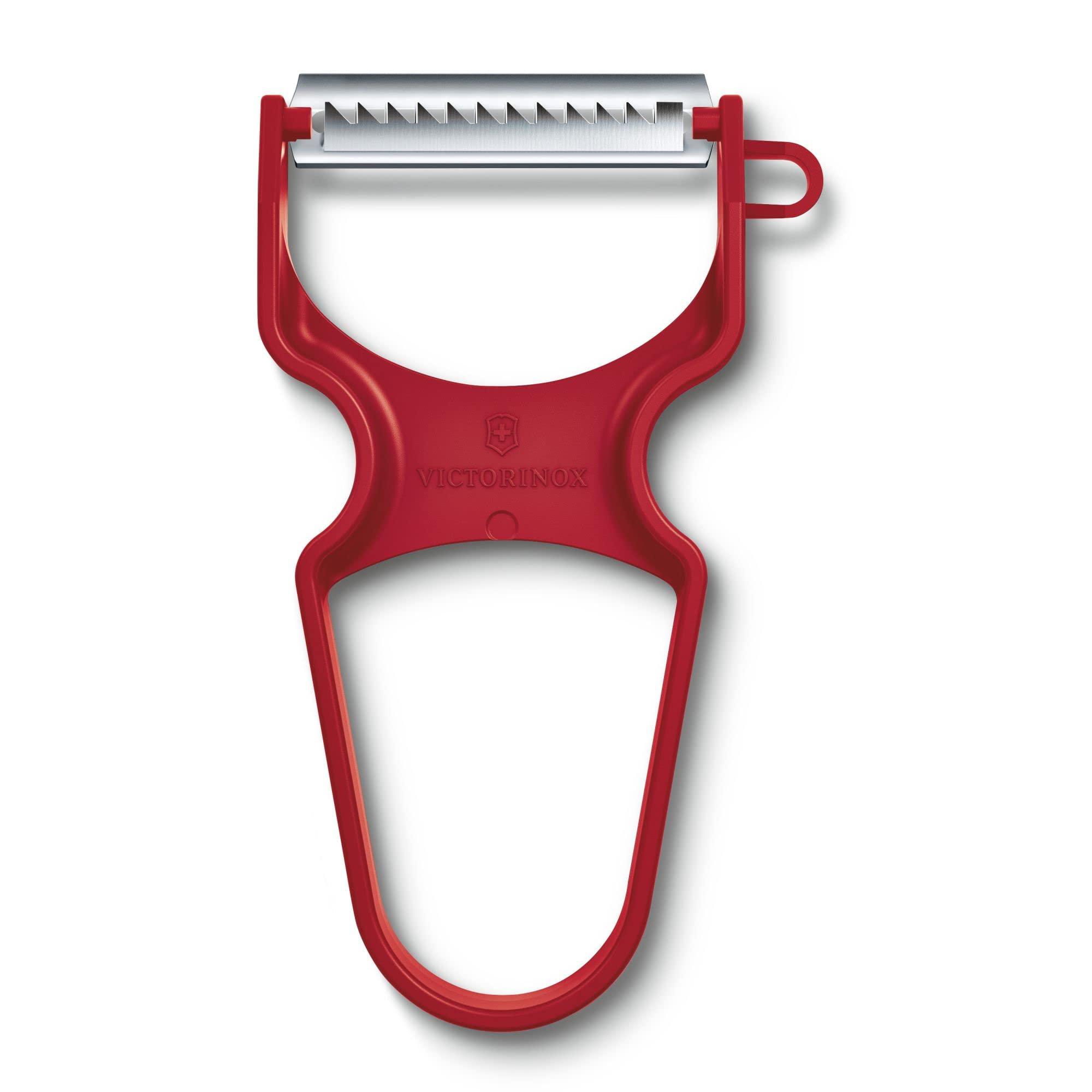 Victorinox Rapid Julienne Peeler, Vegetable, Kitchen Utensils, Professional, Dishwasher Safe, Red