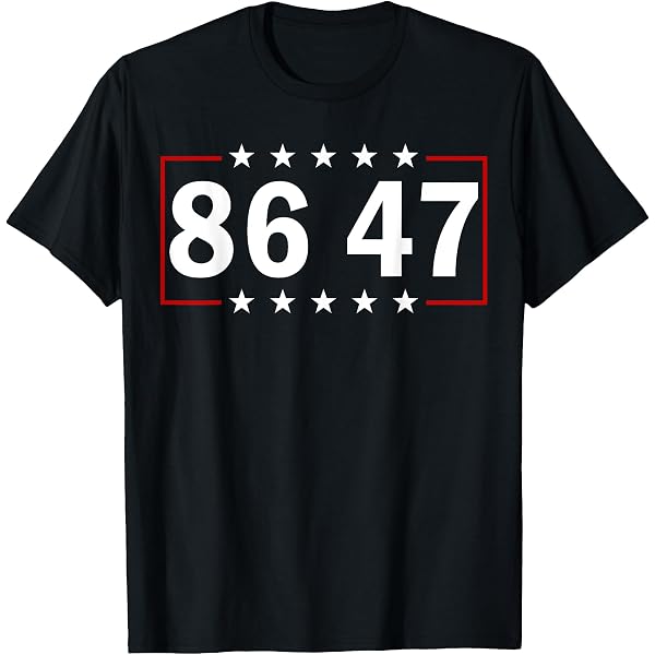 Amazon.com: 86 47 Retro Anti Trump T-Shirt - Vintage Style Protest