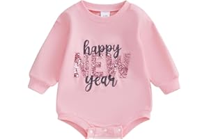 Frietlebird Infant Baby Boy Girl Fall Winter Clothes Oversized Sweatshirt Romper Long Sleeve Bubble Romper 3 6 9 12 18 Months