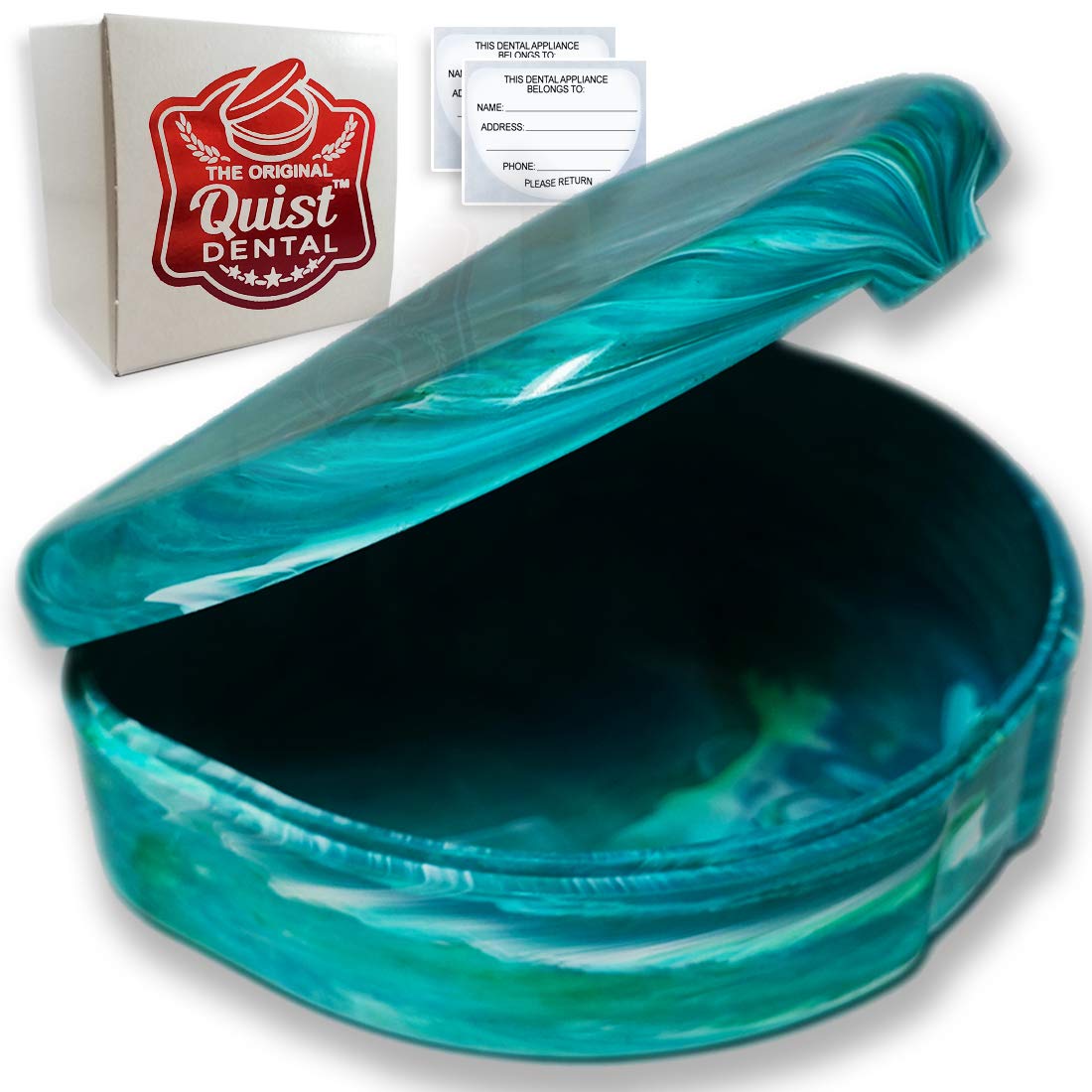Photo 1 of QUIST (TM) Orthodontic Retainer Case (Turquoise)