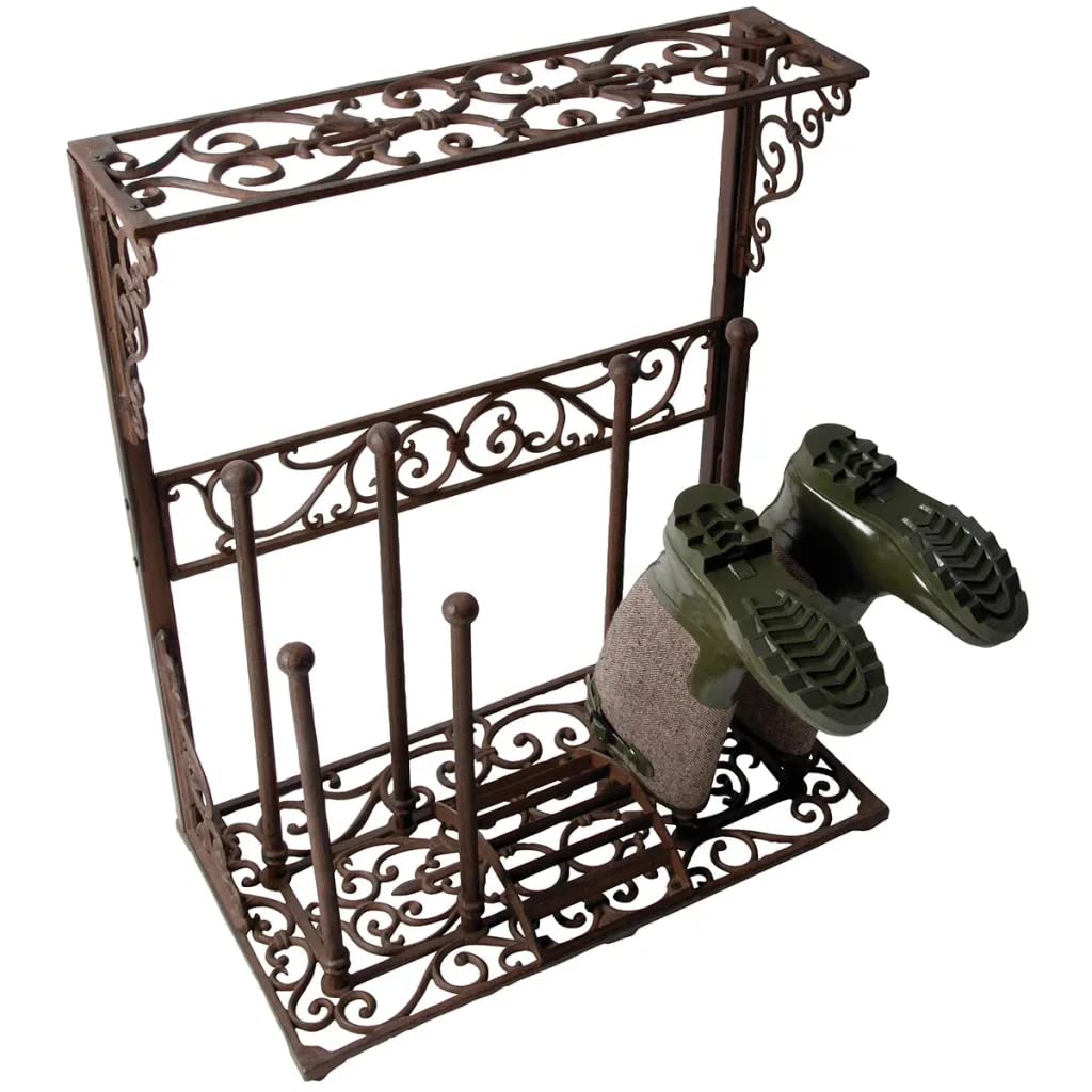 Fallen Fruits LH44 Cast Iron Boot Holder, Brown