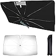 [2025 Upgrade] Rilsen Windshield Sun Shade Umbrella for Nissan Altima Sedan 2013 2014 2015 2016 2017 2018 Front Car Window Shades Double Thickened Foldable Sunshades Keep Cool and Protect Interior