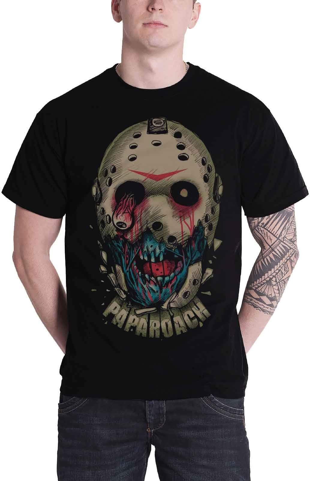Papa Roach Mens T Shirt Black Slayne Gretzky Band Logo Official