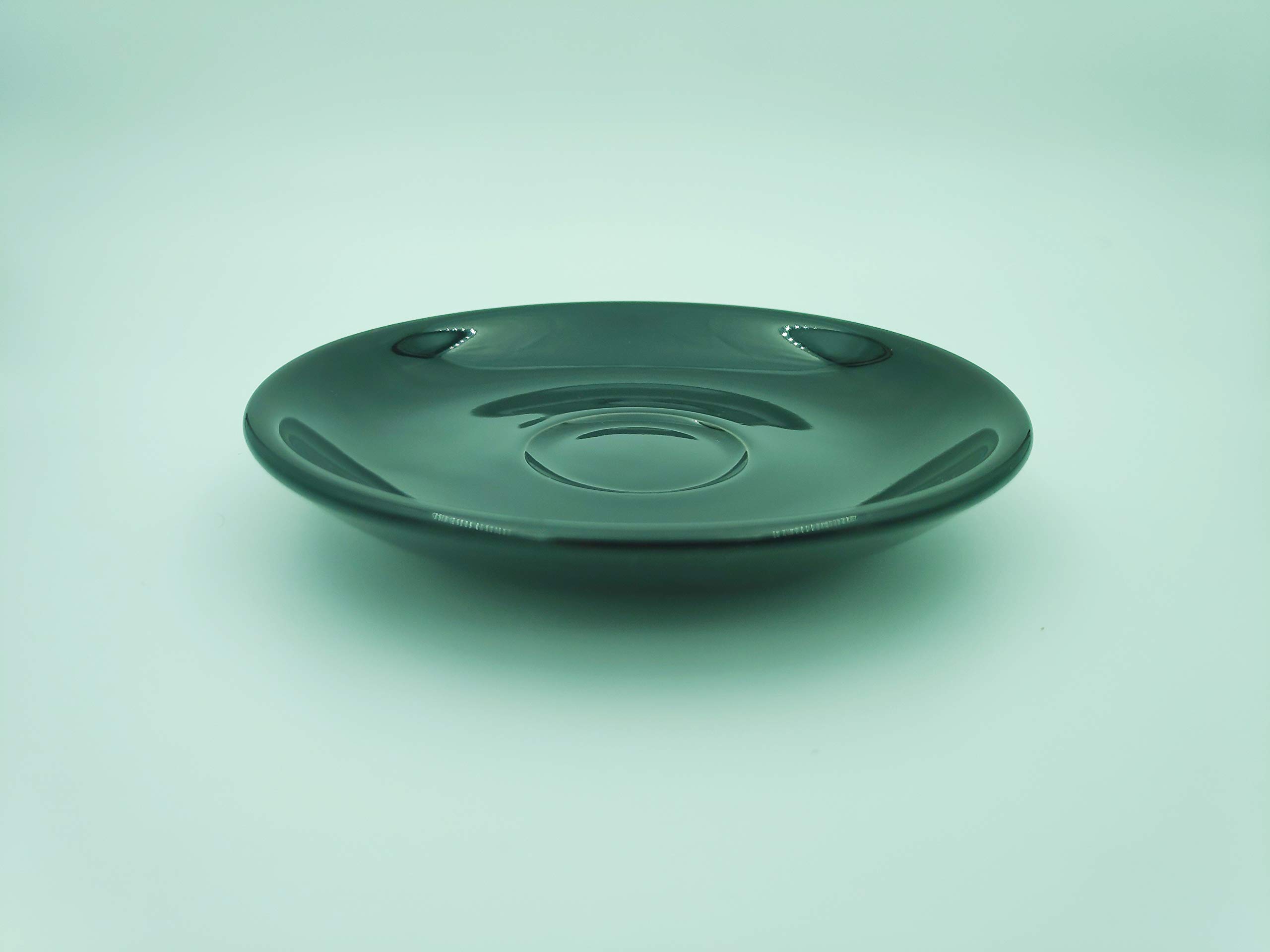 Nero - Set of 4 Modern Porcelain Black and White Espresso/Demitasse 3.2 Ounce Cups, Saucers, Stainless Steel Spoons, Tableware for Brunch, Dinner, Coffee and Dessert. By Equip