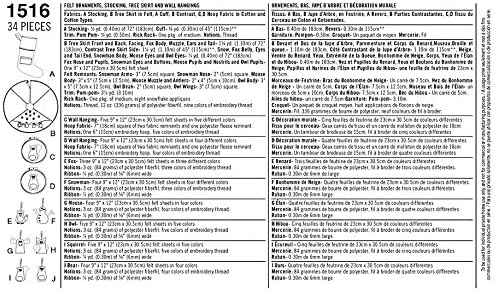 Cartamodelli Decorazioni Natalizie In Feltro.Cartamodello Us1516os Per Decorazioni Natalizie In Feltro Calze Taglia Unica Decorazioni Da Parete Copribase Albero Di Natale Simplicity Ifgf Org Au