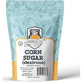 Corn Sugar &ndash; Dextrose Bottling Priming Sugar &ndash; 1 lb &ndash; Highly Fermentable Natural Sweetener &ndash; Ideal for Priming &amp; Brewing