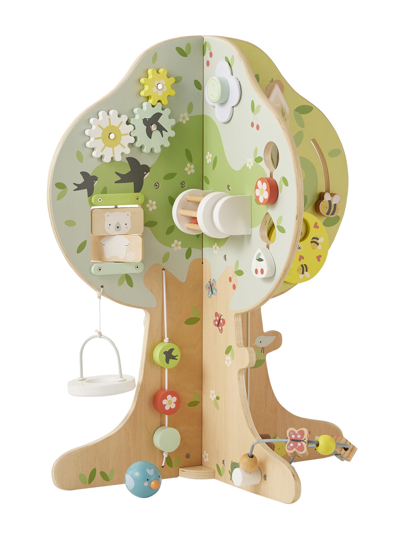 Vertbaudet Activity-Baum,4 Jahreszeiten, Holz FSC® Mehrfarbig 3
