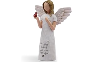 AcowSpt Cardinal Gifts for Women, Cardinal Decor, Sympathy Gifts for Loss of Loved One, Grief Gift for Women, Sculpted Hand-Painted Figurine