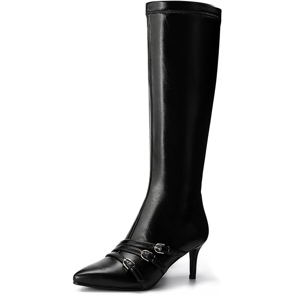 Amazon.com | feetquake Women's Knee High Boots Chunky