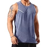 Magiftbox Mens Workout Muscle Tanks Gym Vest Fitness Jogging Sports Tank Tops Quick-Dry T49T51