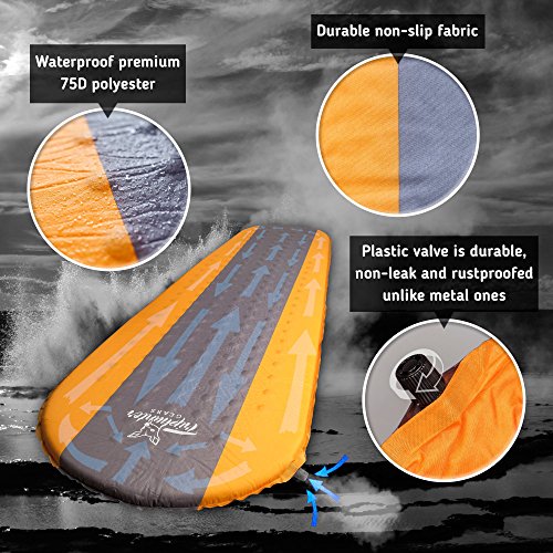 Self Inflating Sleeping Pad Lightweight Compact Foam Padding