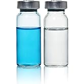 SHAOTONG 10ml Glass Vials for Injections - Transparent vial (A-10Pcs)