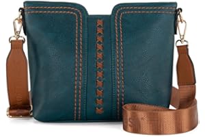 Montana West Crossbody bags for Women Cross Body Purses Small Shoulder Handbags with Wide Guitar Strap