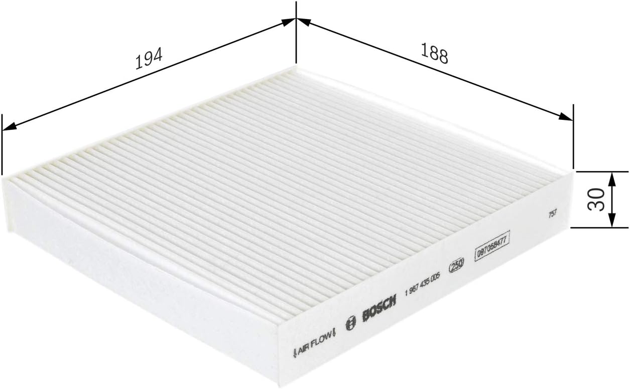 Bosch R5503 Activated Carbon Cabin Filter, Replacement Filter, Against Unpleasant Smells - Image 3