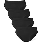 DAVID ARCHY Womens Cotton Bikini Underwear Breathable Low Rise Soft Strench Hipster Panties for Women Multipack