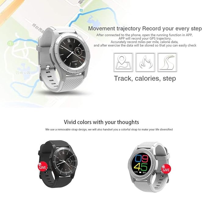 No.1 G8 Smartwatch 4.0 MTK2502 Sport Watch SIM Call Message ...