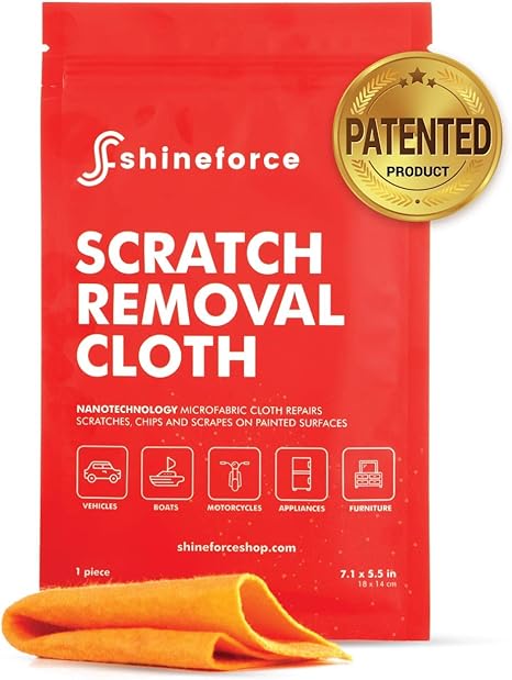 Shineforce Car Scratch Remover Kit For Paint Repair Scuff Remover Car Scratch Removal Cloth With Magic Nano Technology To Fix And Eliminate Minor