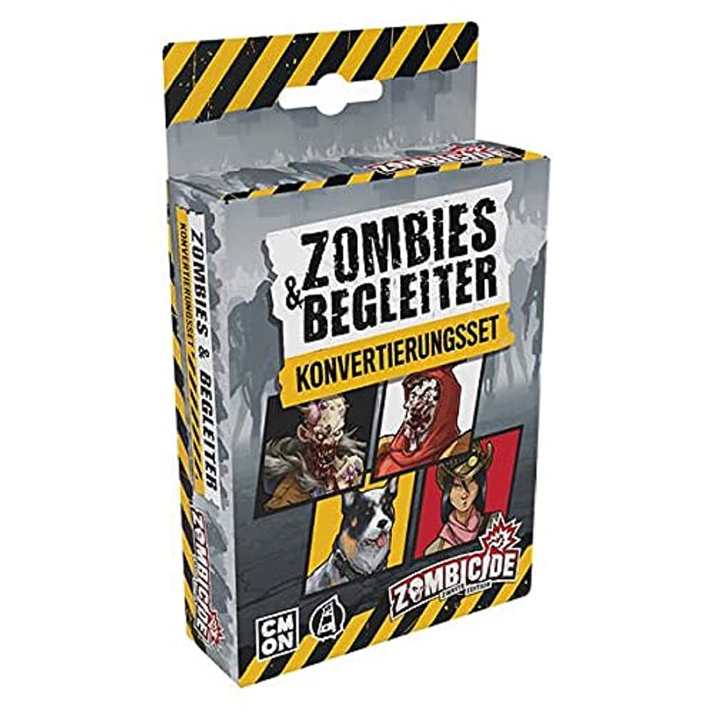 CMON, Zombicide 2nd Edition - Zombies and Companion Conversion Kit, Expansion, Connoisseur Game, Dungeon Crawler, 1-6 Players, Ages 12+, 60+ Minutes, German