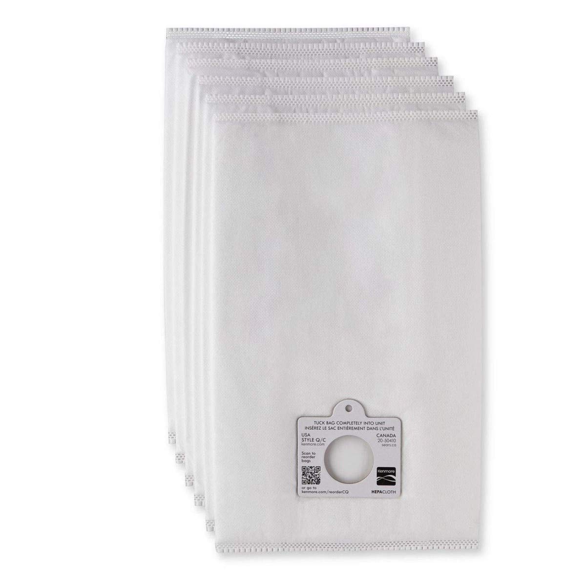 Kenmore HEPA Vacuum Bags C Q Kenmore and Sears Style Q/C Bags for