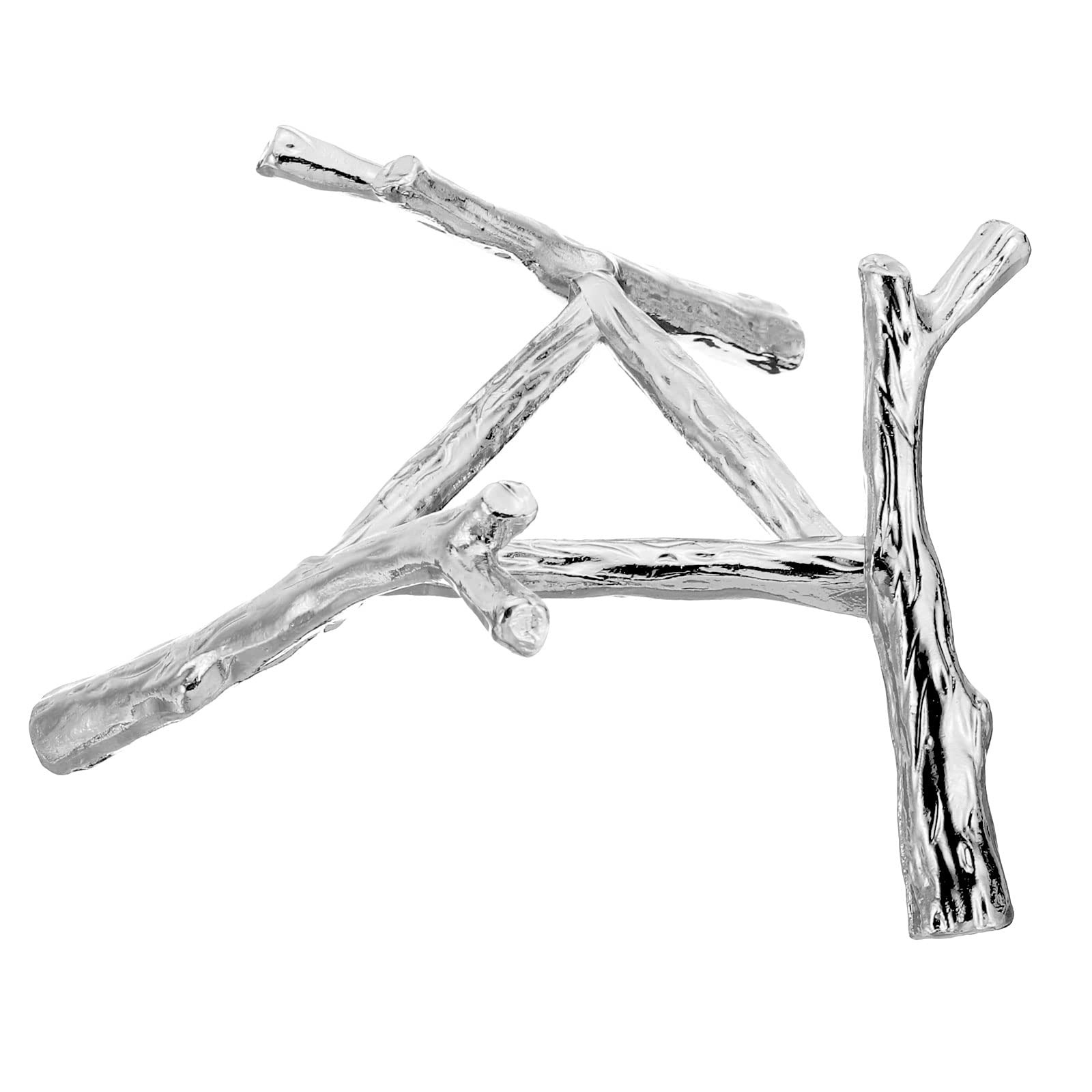 PATIKIL Crystal Ball Stand, Sphere Display Stand Photography Props for 30 to 40mm Crystal Balls Ornament Rack Holder Metal Base Tree Tripod, Silver