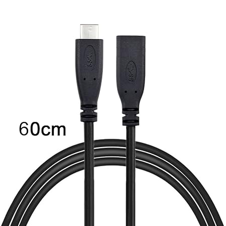 jser usb-c USB 3.1 Typ C Stecker auf Buchse Verlängerung Daten Kabel für MacBook Tablet Handy 60 cm