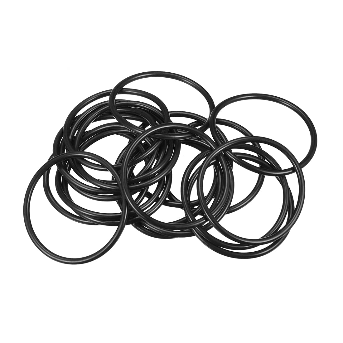sourcing map Nitrile Rubber O-Rings 70mm OD 63mm ID 3.5mm Width, Metric Nitrile Rubber Sealing Gasket, Pack of 20