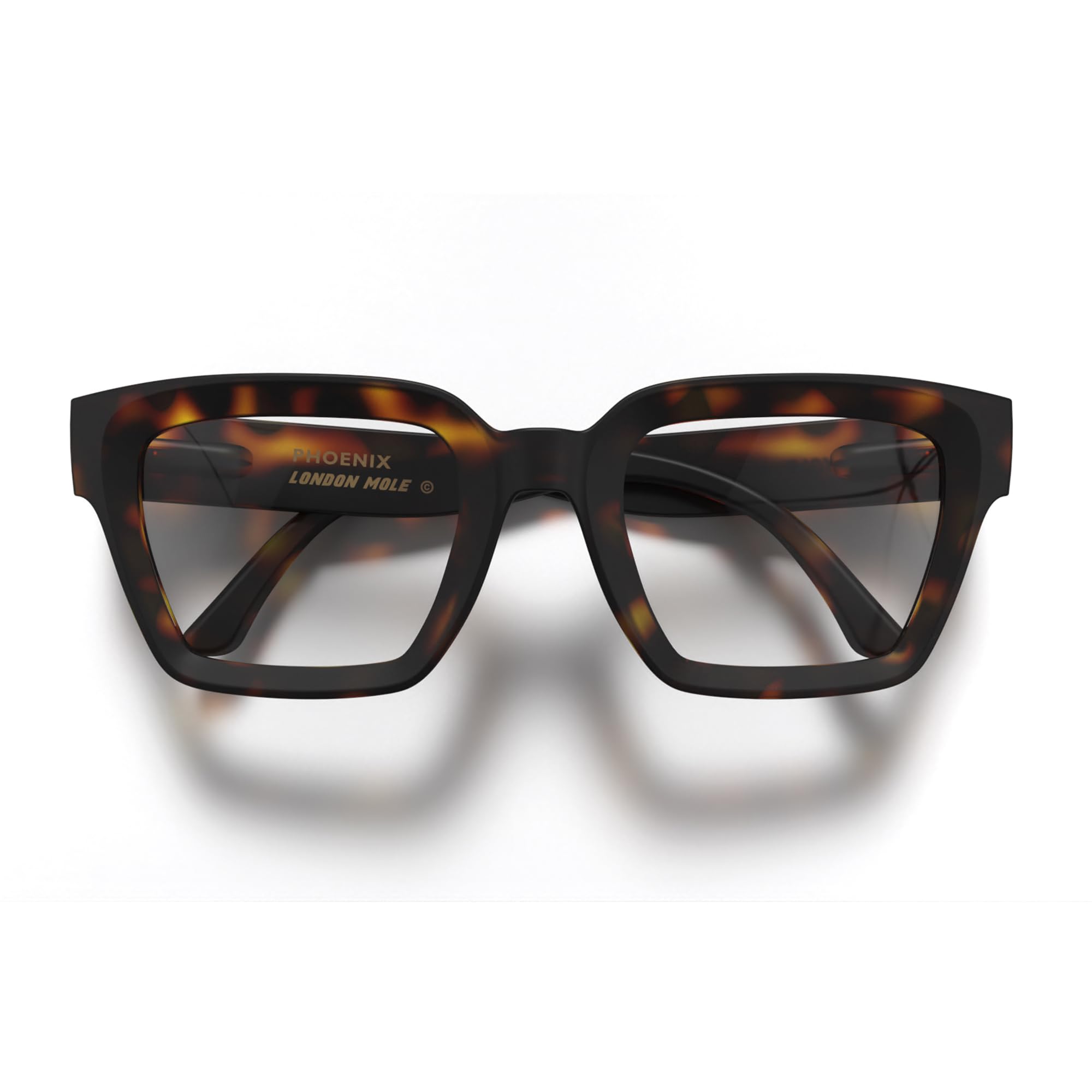 LONDON MOLE® Phoenix large oversized reading glasses | Big bold modern square frame | Statement style readers for men and women