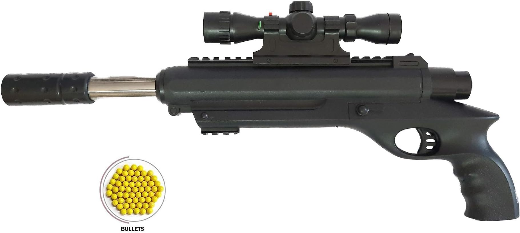 Amitasha Long Range Mouser Gun Laser Light Toy for Kids with 50 Bullets