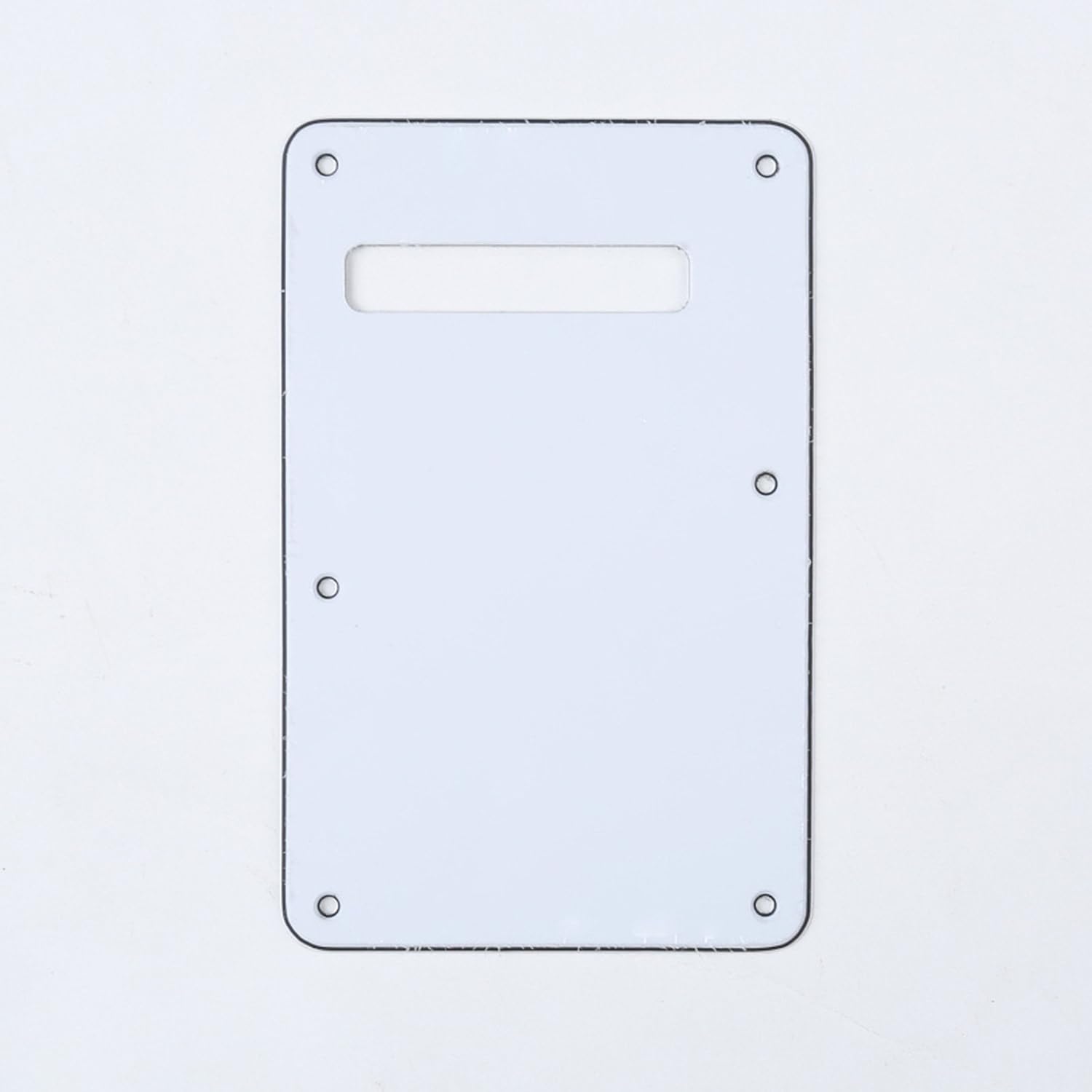 Musiclily 6 Hole Strat Back Plate Tremolo Spring Cover for Fender USA/Mexican Standard Stratocaster Modern Style Electric Guitar