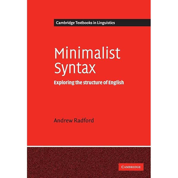 語学+参考書 Understanding Minimalism (Cambridge Textbooks in Linguistics) Amazon.com: Understanding Minimalism (Cambridge Textbooks in