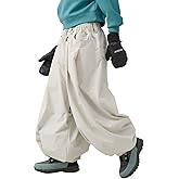 GSOU SNOW Womens Mens Snow Pants Baggy Snowboard Ski Pant Loose Waterproof Windproof Insulated