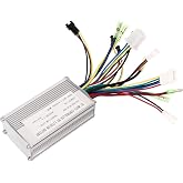 DC Motor Controller, Universal Voltage 17A with Wire Harness for Electric Bike 36V 48V Lithium Battery
