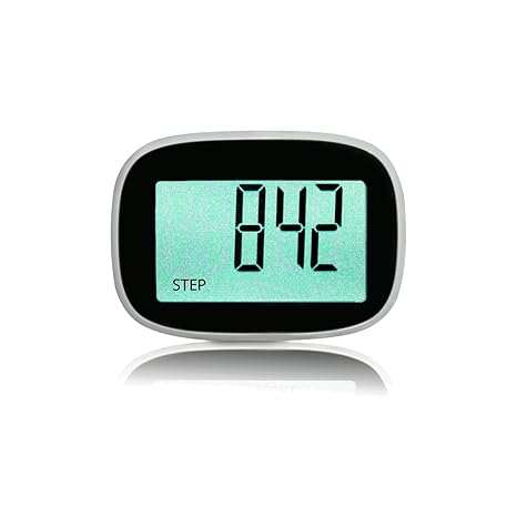 MyTrackz Schrittzähler, Pedometer, Kalorienzähler, Kilometerzähler, Stepcounter, Gürtelclip, Schrittmesser, Step Counter, Ein