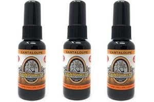 BLUNT POWER BluntPower (Cantaloupe, 3 Pack) Concentrated Air Freshener - Premium Oil Based Air Freshener Spray For Home and Car - Long-Lasting Bathroom Spray, Car Freshener, & Odor Eliminator Spray
