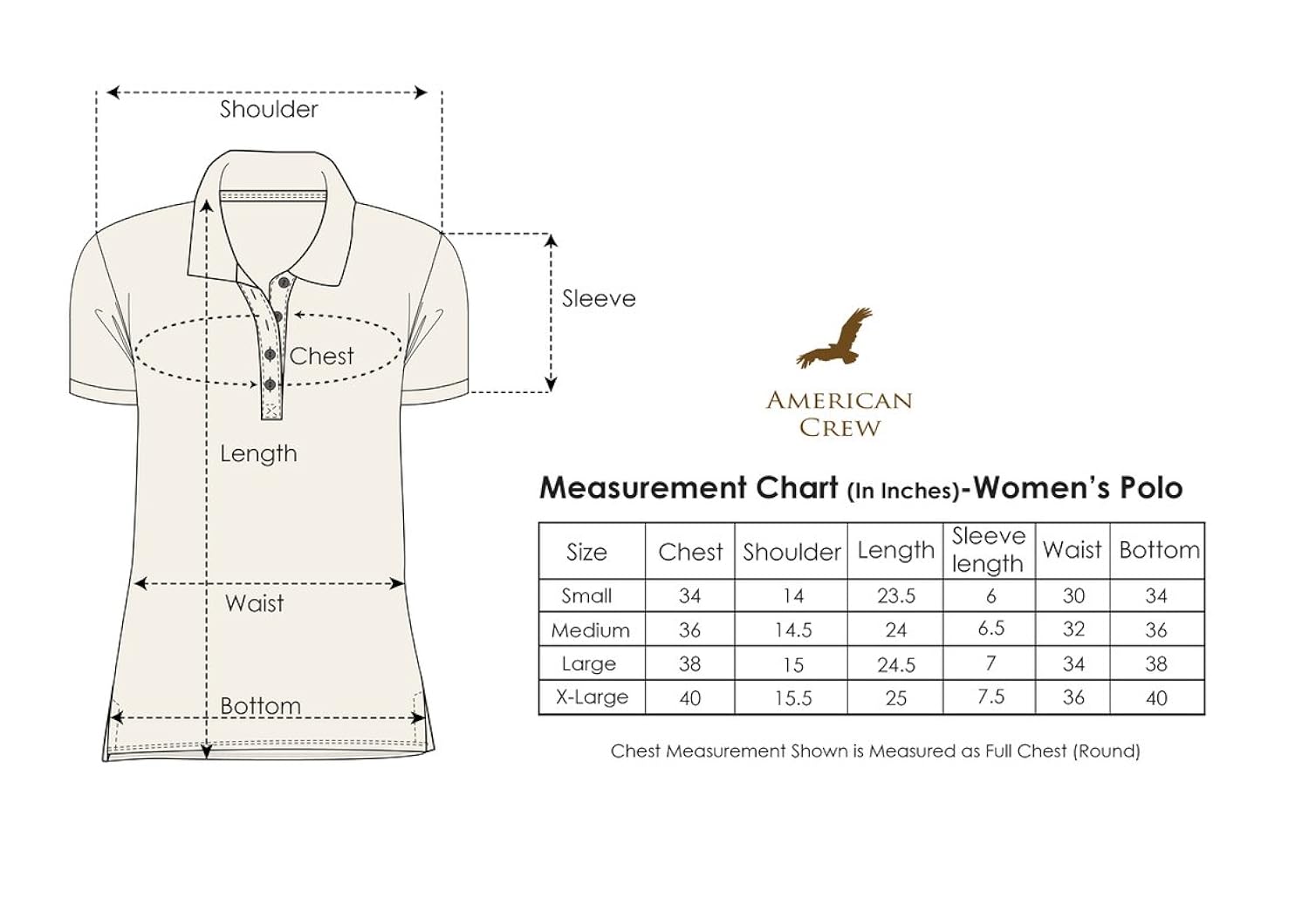 american crew women's lycra blended cotton-poly polo t-shirt