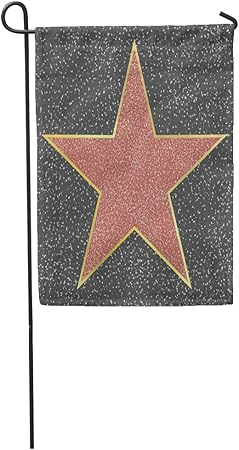Amazon Com Semtomn Garden Flag Walk Of Fame Hollywood Boulevard