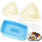Onigiri Mold, 3 Pack Rice Ball Mold Musubi Maker Kit, Musubi Press Mold, Triangle Rice Mold Maker Sushi Mold for Kid Lunch Be