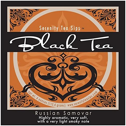 Serenity Tea Sips 4 oz. Russian Samovar Black Tea Blend with a slight smoky note