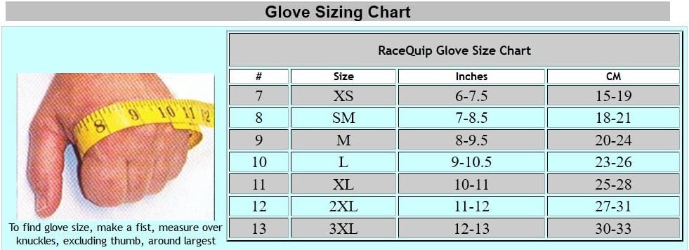 RaceQuip 350005 350 Series Large Black Single Layer Driving Gloves: Automotive