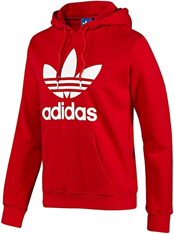 Amazon Adidas Originals Trefoil パーカー ユニセックス 赤 並行輸入品 S トレーナー パーカー 通販