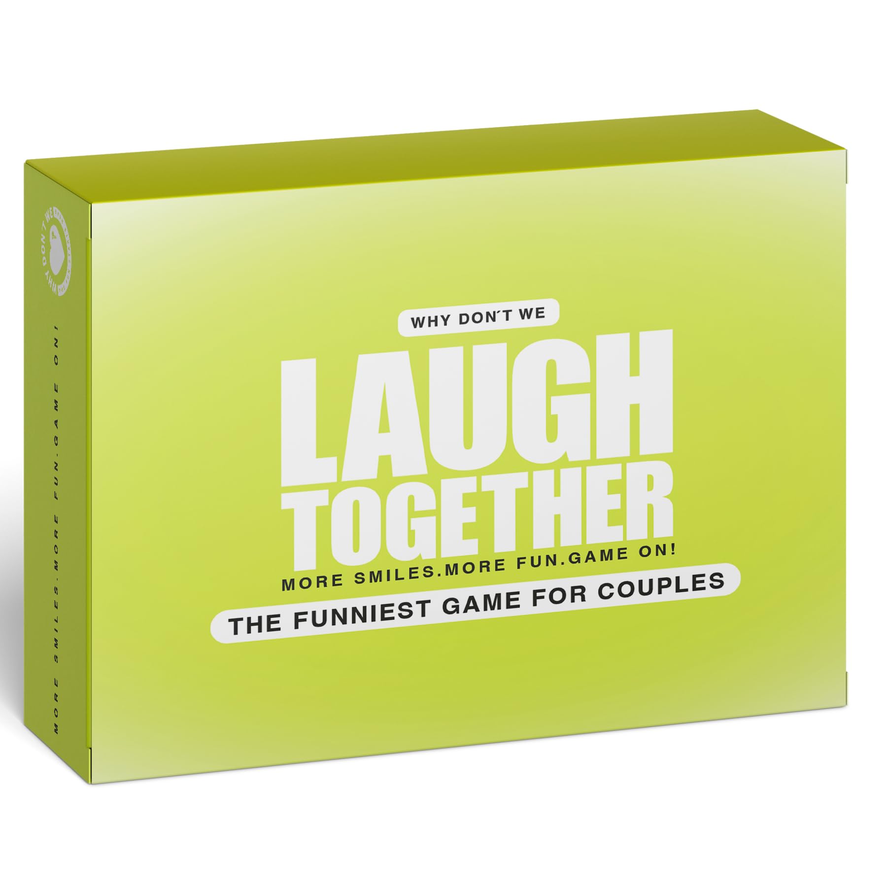 Why Don’t We Laugh Together? - Couples Games with 200 Cards: Talents, Games, Trivia | Win Fun Prizes for 2 Players | Date Night Activities | Funniest Game for Couples