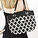 Fit & Fresh Signature Collection Ladies' Brisbane Insulated Tote - Black & White Ikat