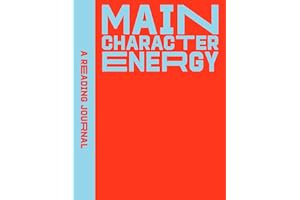 A Reading Journal: Main Character Energy: All about characters reading journal, Book review log, Track your reading progress,