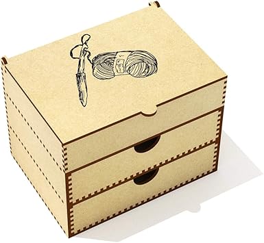 Aguja de Tejer y Lana Caja de Maquillaje (VC00014684): Amazon.es: Juguetes y juegos