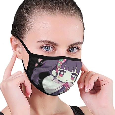 amazon 鬼滅の刃 栗花落 カナヲ マスク フェイスマスク 秋冬防寒防風 煙霧を防ぐ 洗える 繰り返し使う 通気性良く 男女兼用 通勤 通学 アウトドア用 not applicable 家庭用マスク