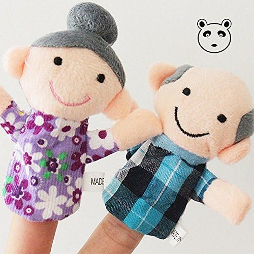 Hommyベビー用品 赤ちゃん おもちゃ 6体 指人形セット 家族 縫いぐるみ 家族みんなで指人形 物語 童謡 おとぎ話 教育ハンドトイ 布の人形 フィンガー B06xcg1cy9 165円 大人気 New Arrival 最安値挑戦 年中無休 高品質 通販