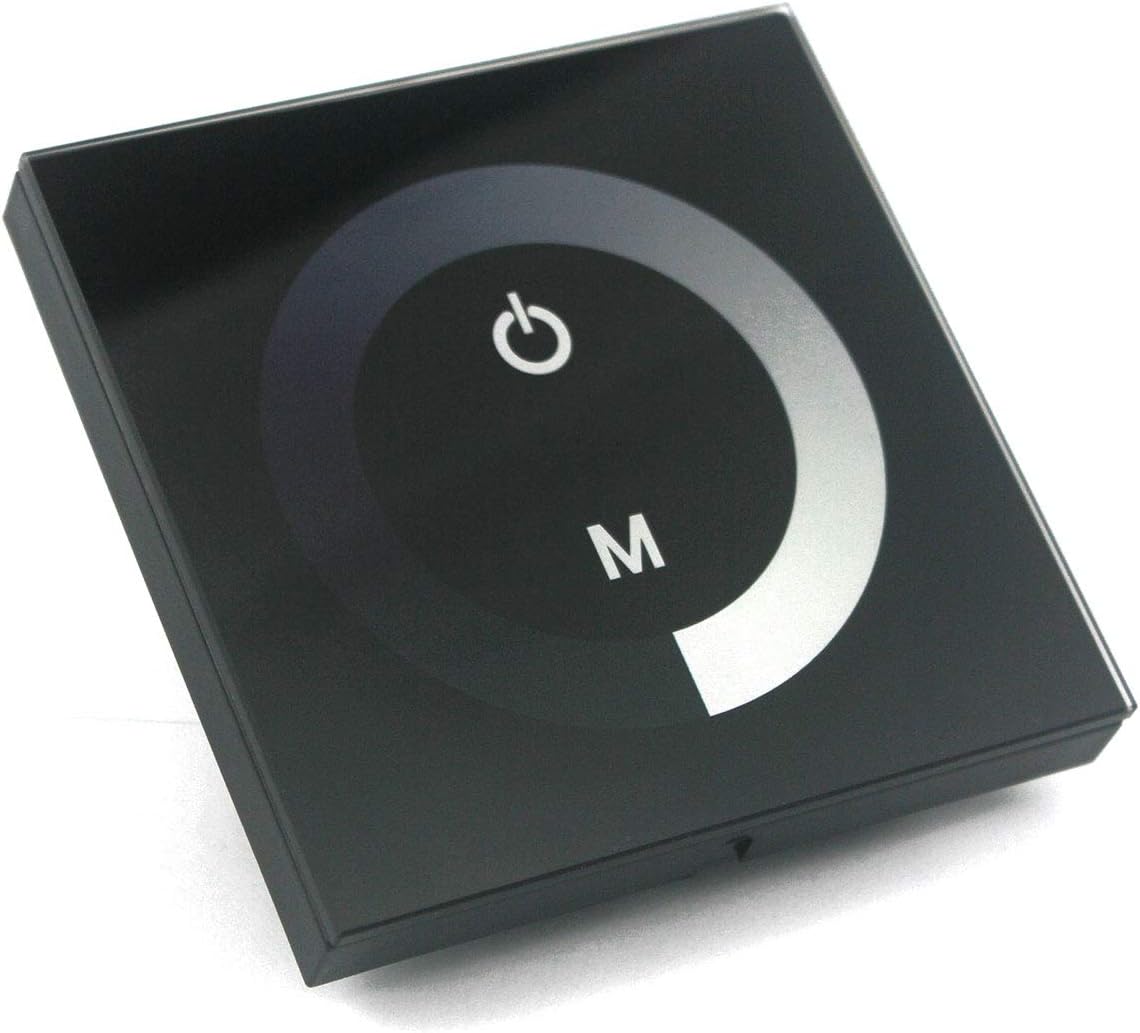 Taikuwu Touch Dimmer Switch 12V-24V DC Wall-Mounted with Glass Panel - Image 3